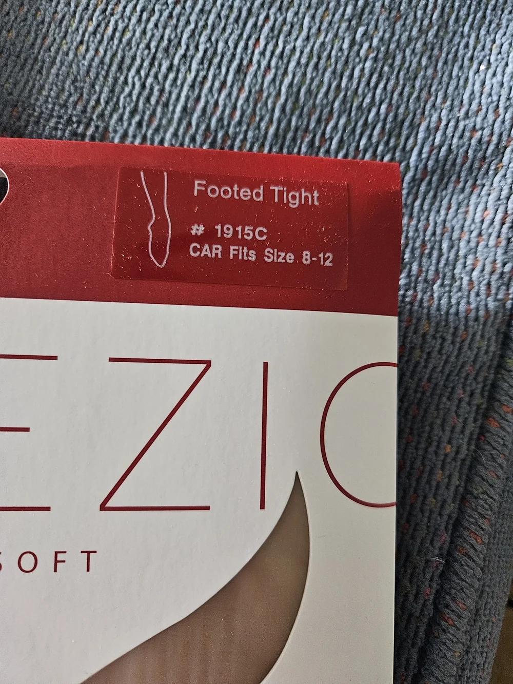 3 Capezio Ultra Soft Caramel Footed Tights - 1915C